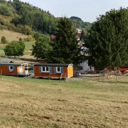 Zurück zur Natur - Urlaub im Zirkuswagen, Sommeratelier oder Tipi Adenbach Exterior foto