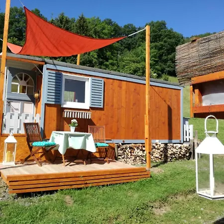 Zurück zur Natur - Urlaub im Zirkuswagen, Sommeratelier oder Tipi Adenbach Exterior foto